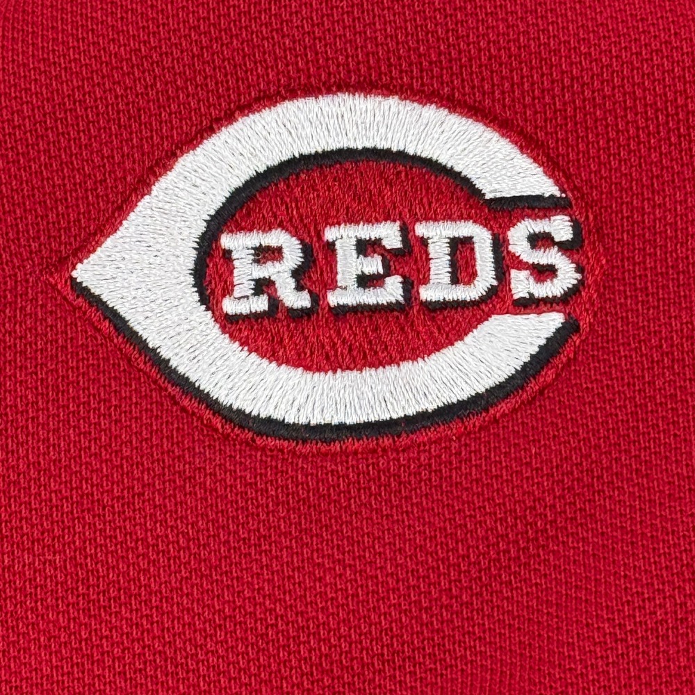 Cutter and‎ Buck Cincinnati Reds Polo Shirt Dry Tec Moisture Wicking Mens Large
